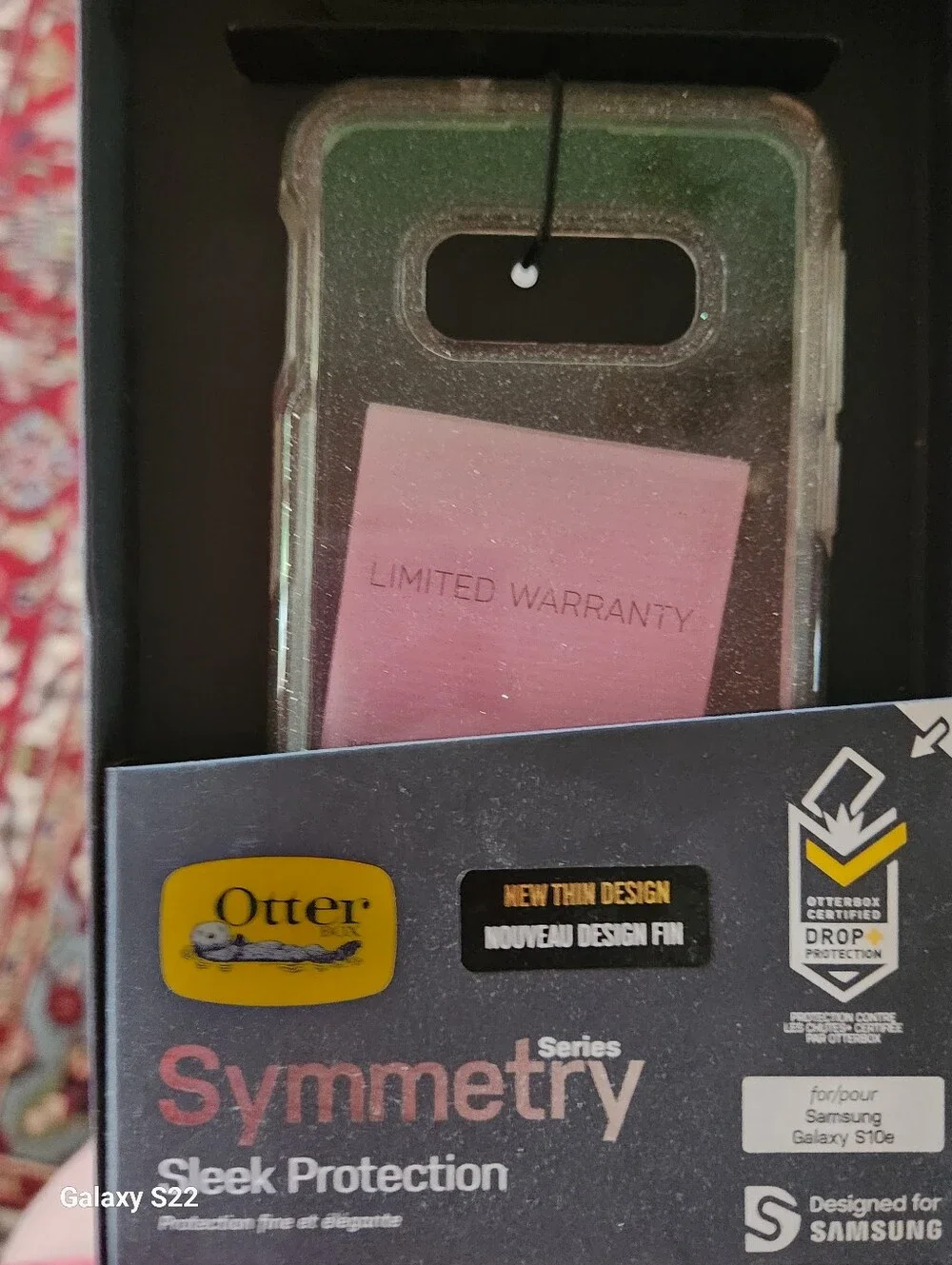 Tocol Glass Screen Protector/Ottet Box CASE NWT